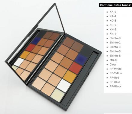 Paleta Vincent Kehoe 18 Tonos Maquillaje y Corrector